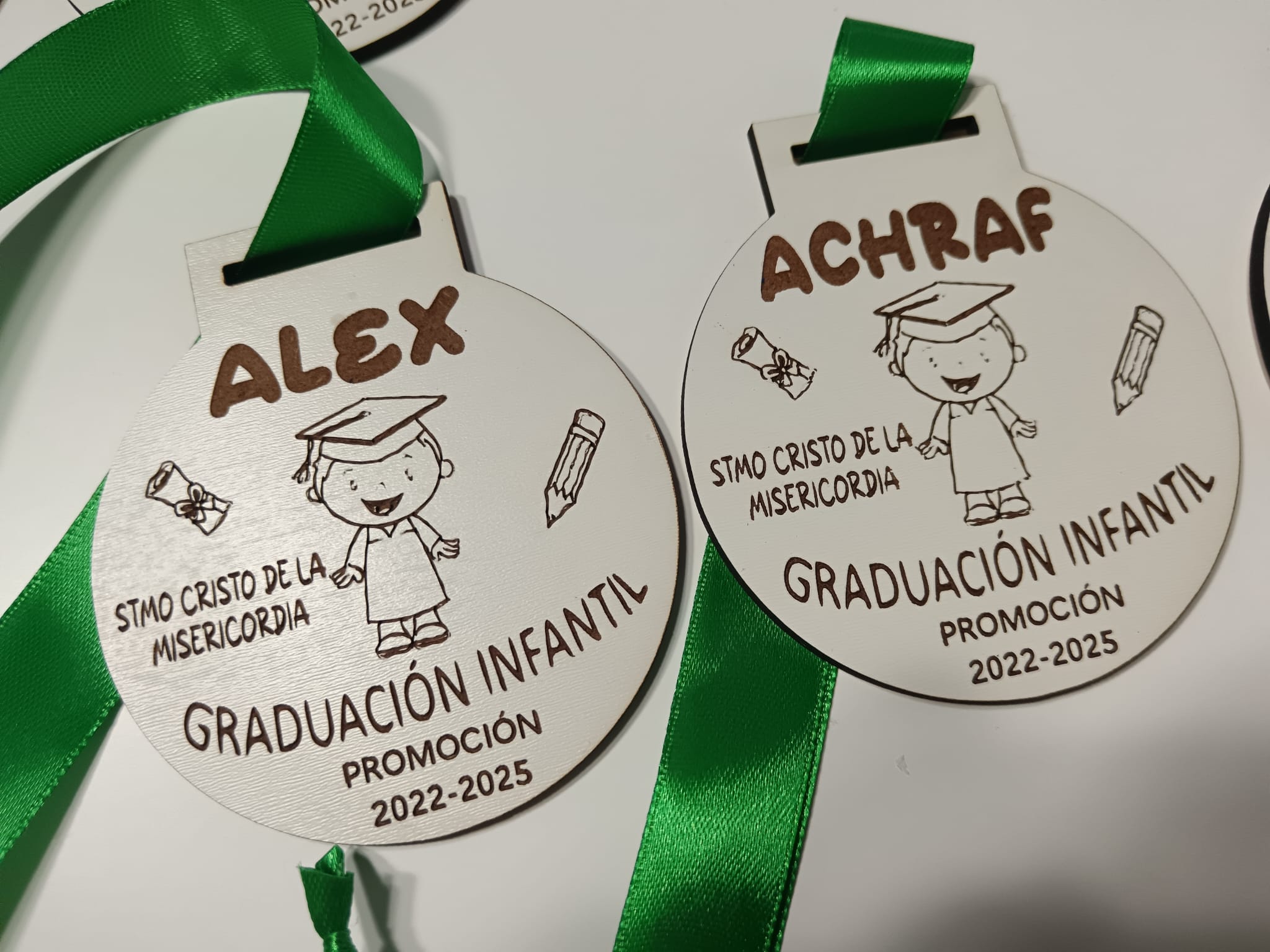 Medallas Graduación Grabado Láser