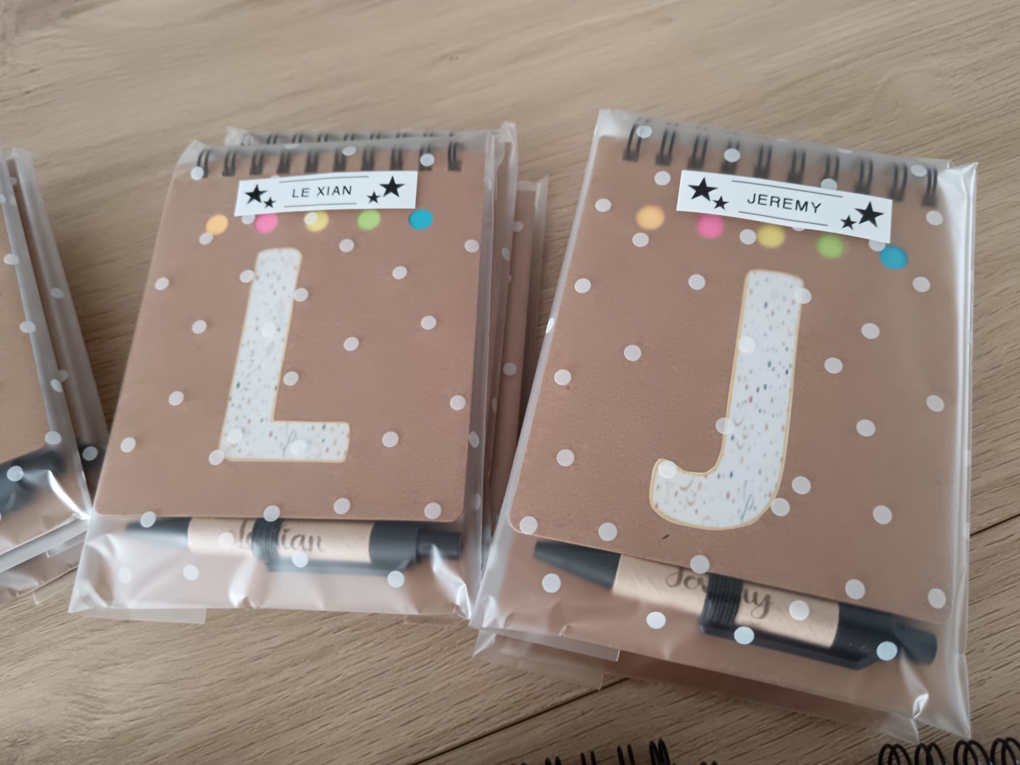 Mini libreta con bolígrafo personalizados