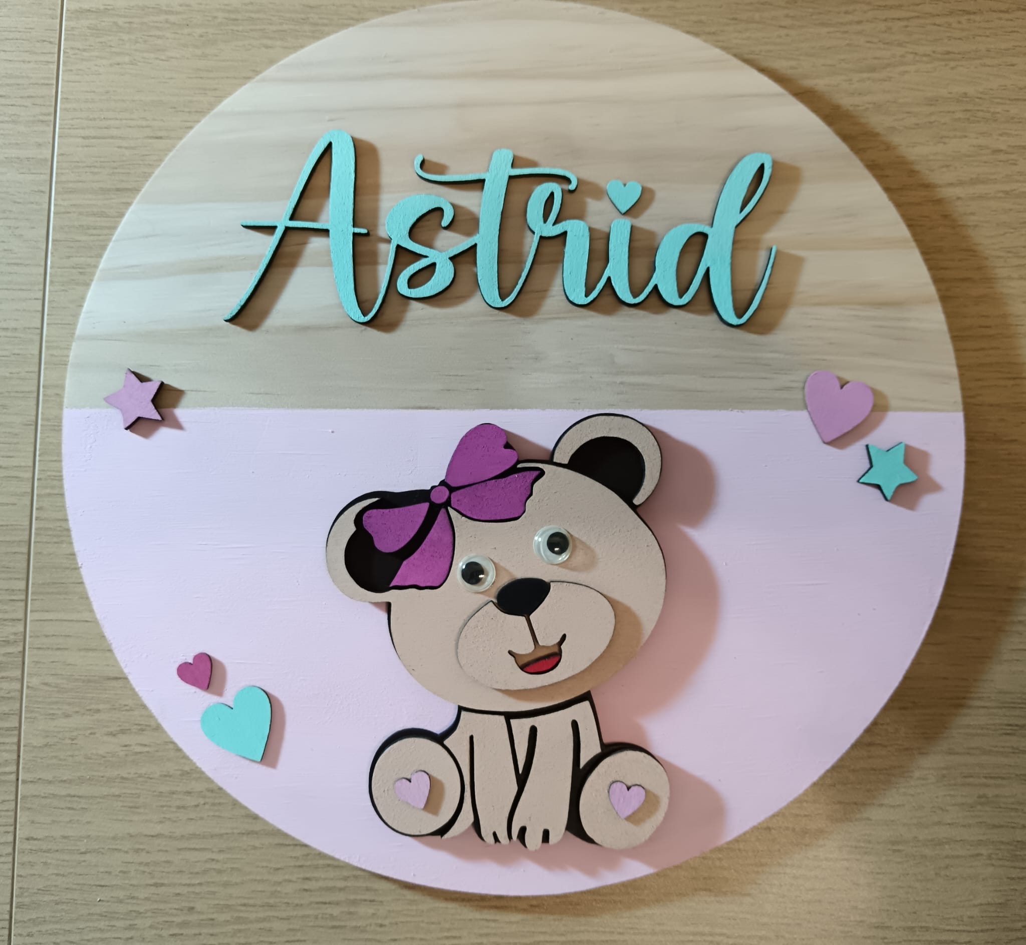 Placa Decorativa Bebé
