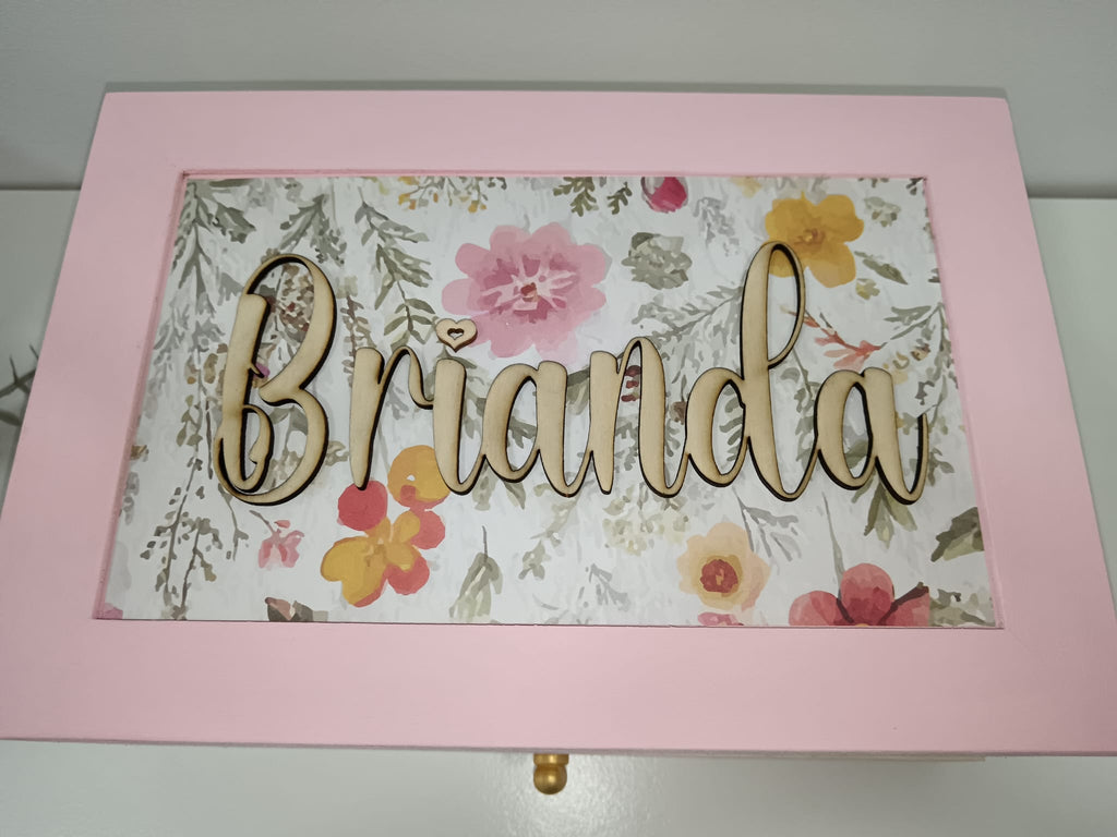 Joyero de madera personalizado