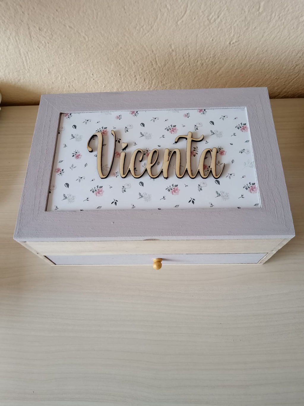 Joyero de madera personalizado