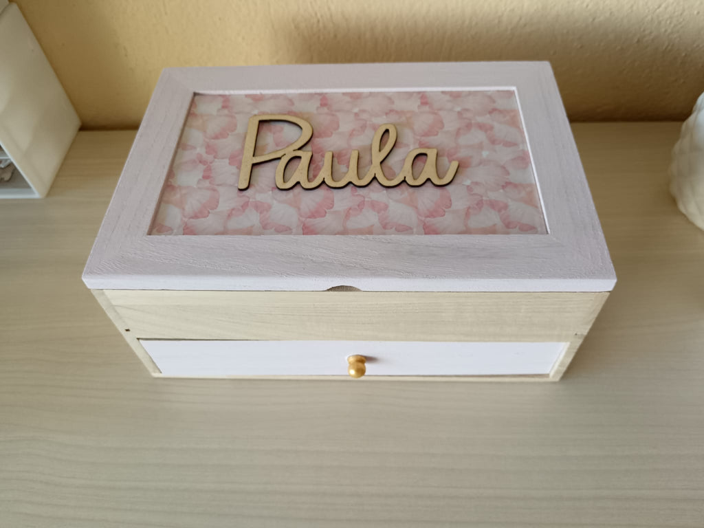 Joyero de madera personalizado