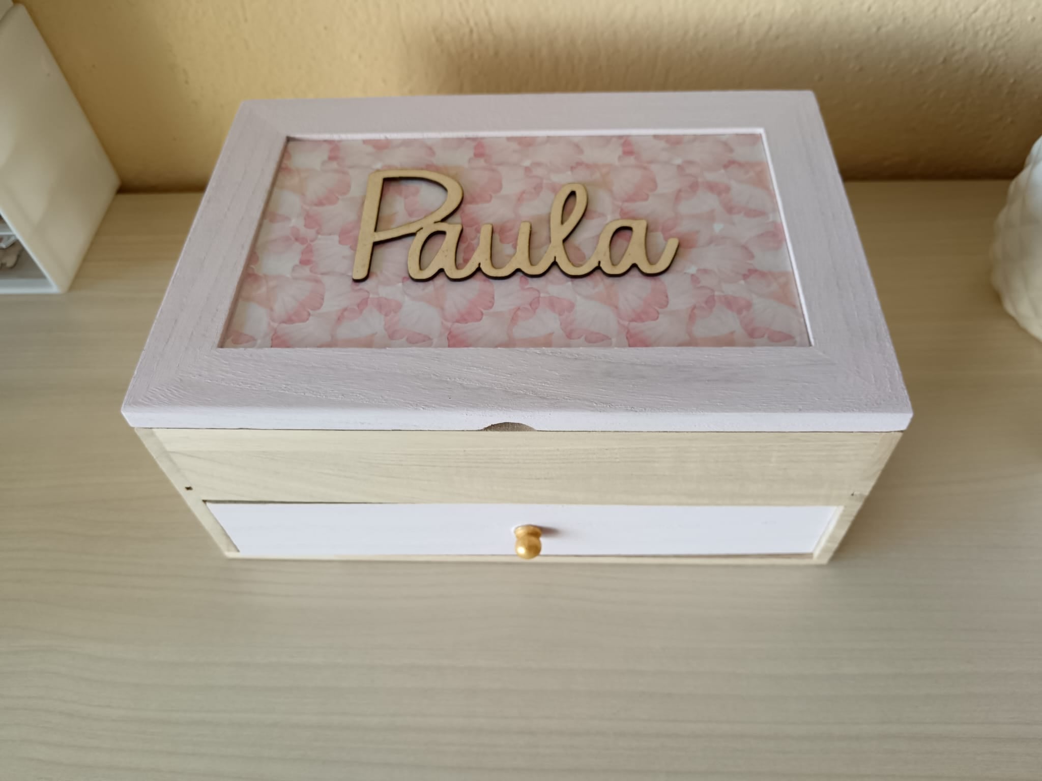 Joyero de madera personalizado