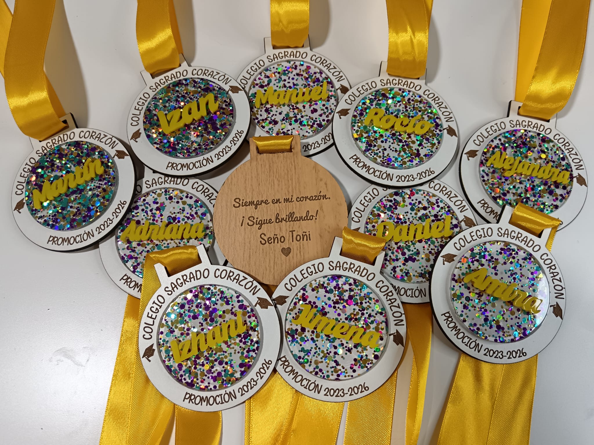 Medalla Graduación infantil -Mod. Circulo-