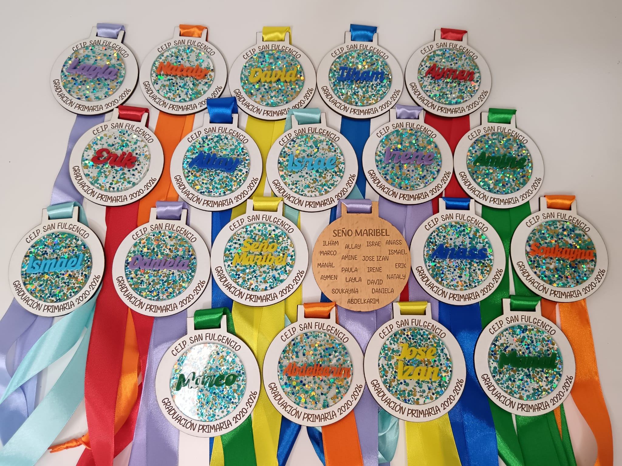 Medalla Graduación infantil -Mod. Circulo-