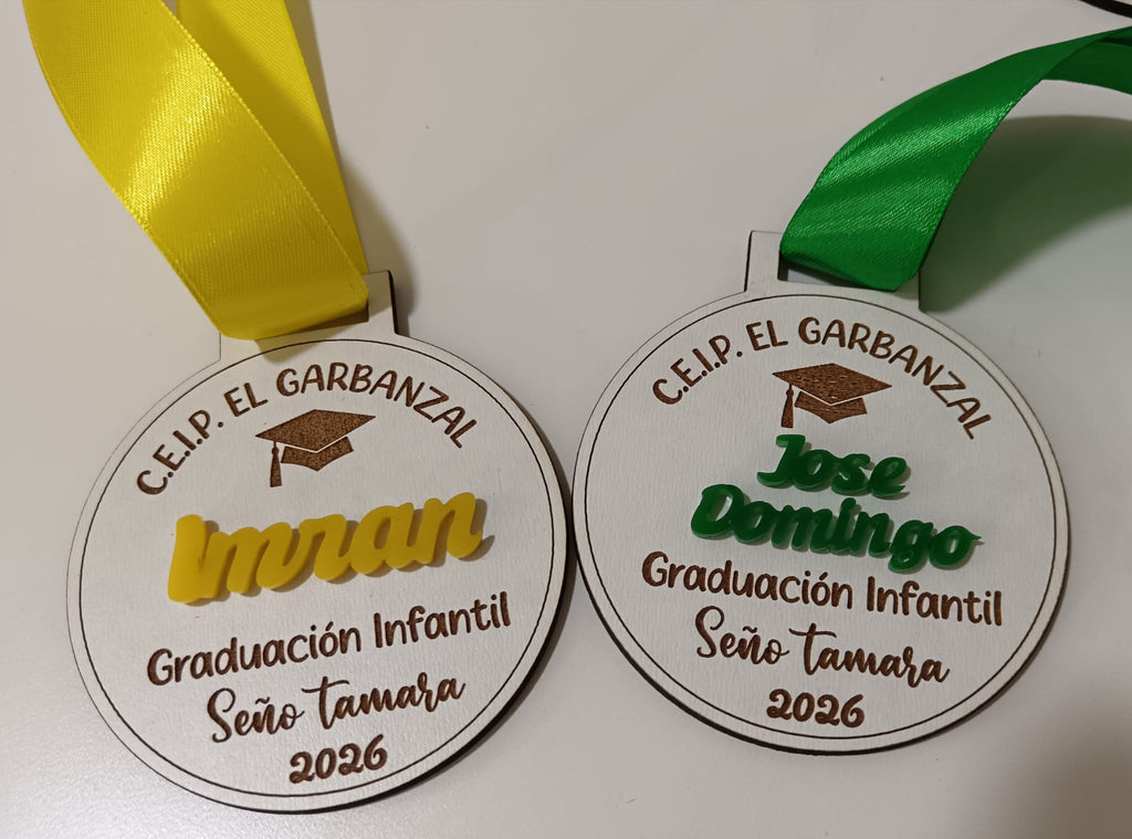 Medalla Graduación -Mod. Clara-