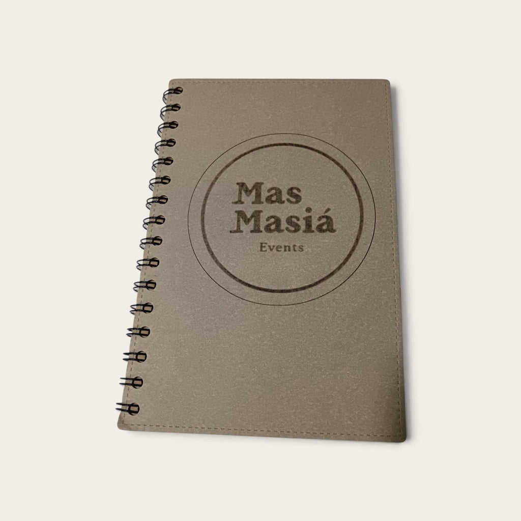 Libreta con Logo grabado láser