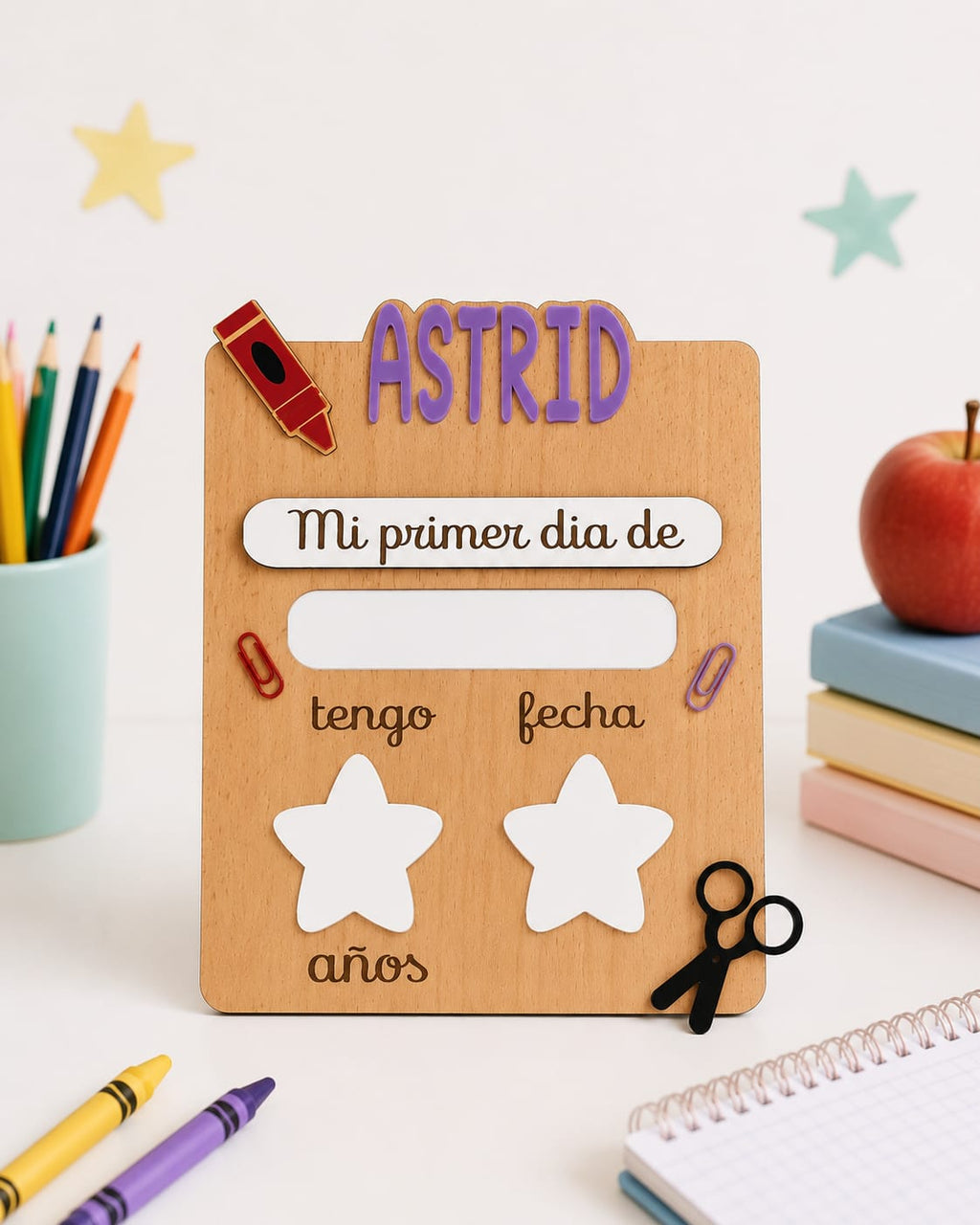 Placa Primer Día -Mod.Astrid-