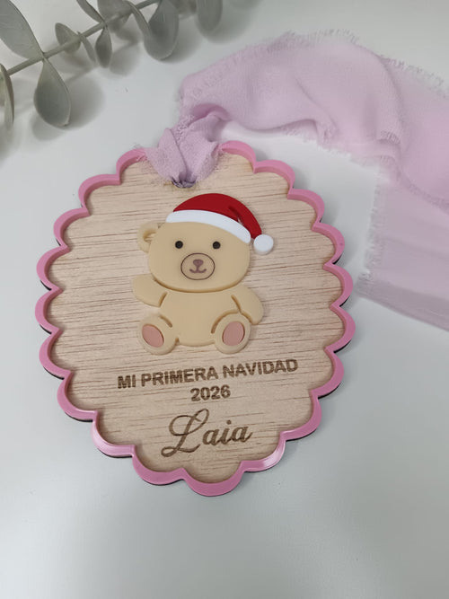 Adorno Mi primera Navidad Osito