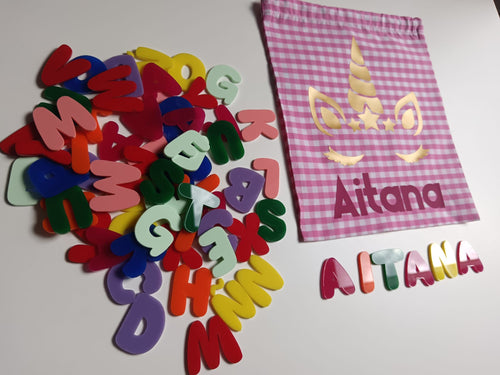 Abecedario Infantil Metacrilato
