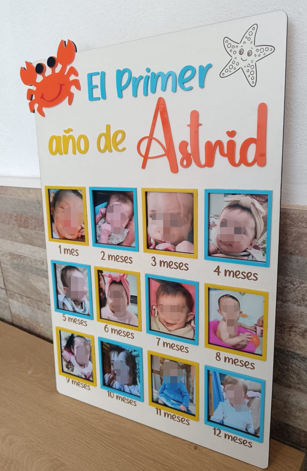 Cuadro El Primer Año- Metacrilato-