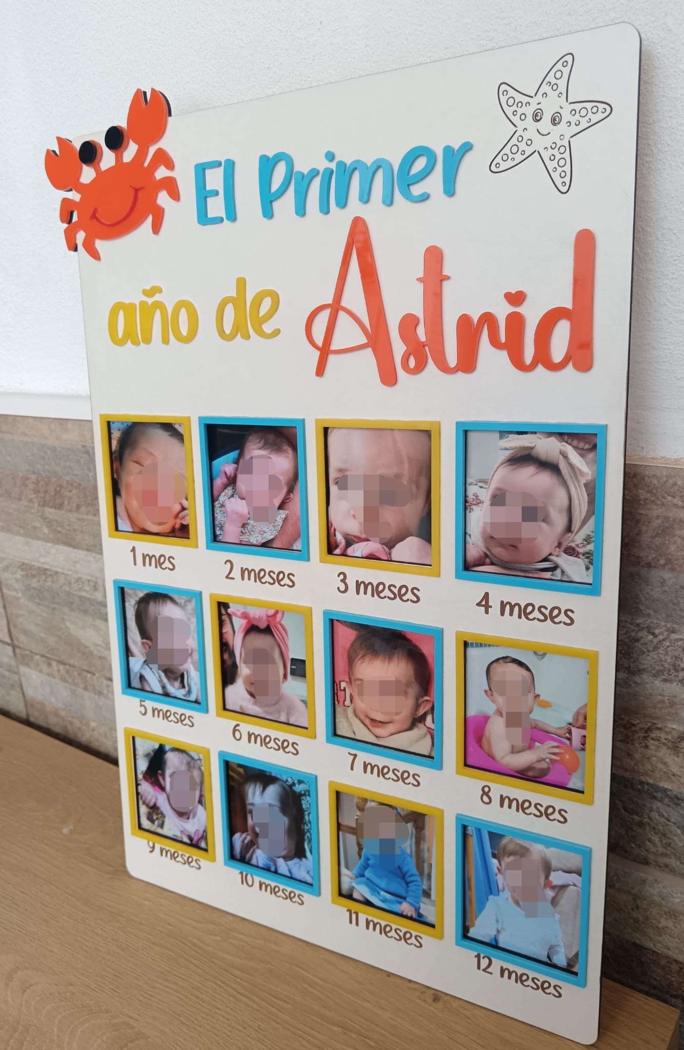 Cuadro El Primer Año- Metacrilato-
