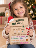 Placa para fotos Papá Noel